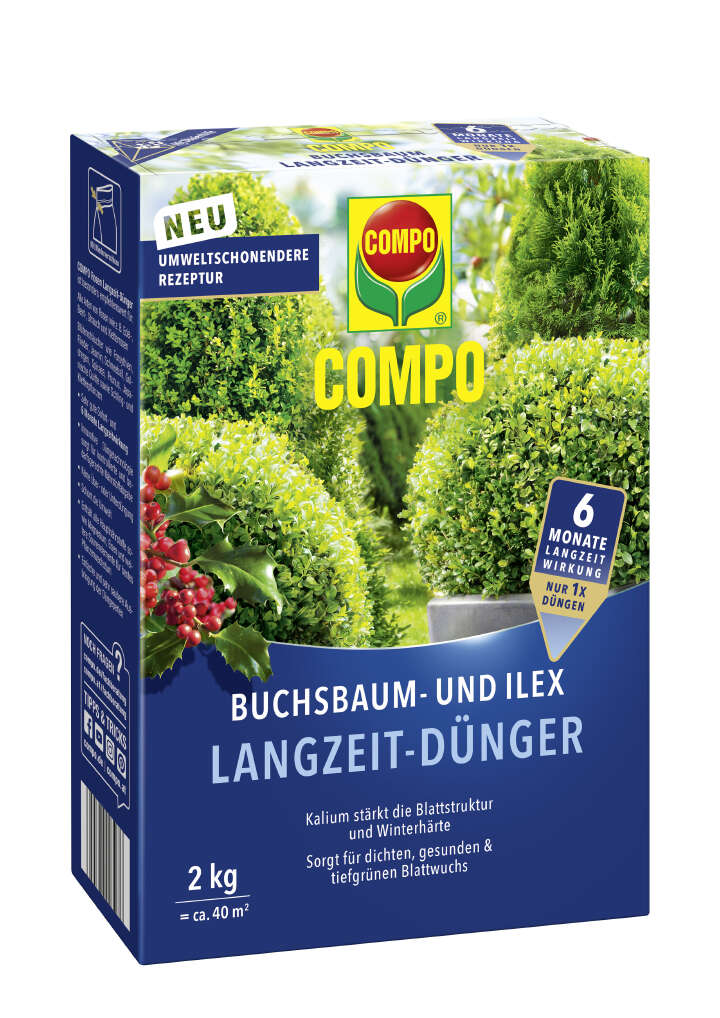 COMPO Buchsbaum- und Ilex Langzeit-Dünger